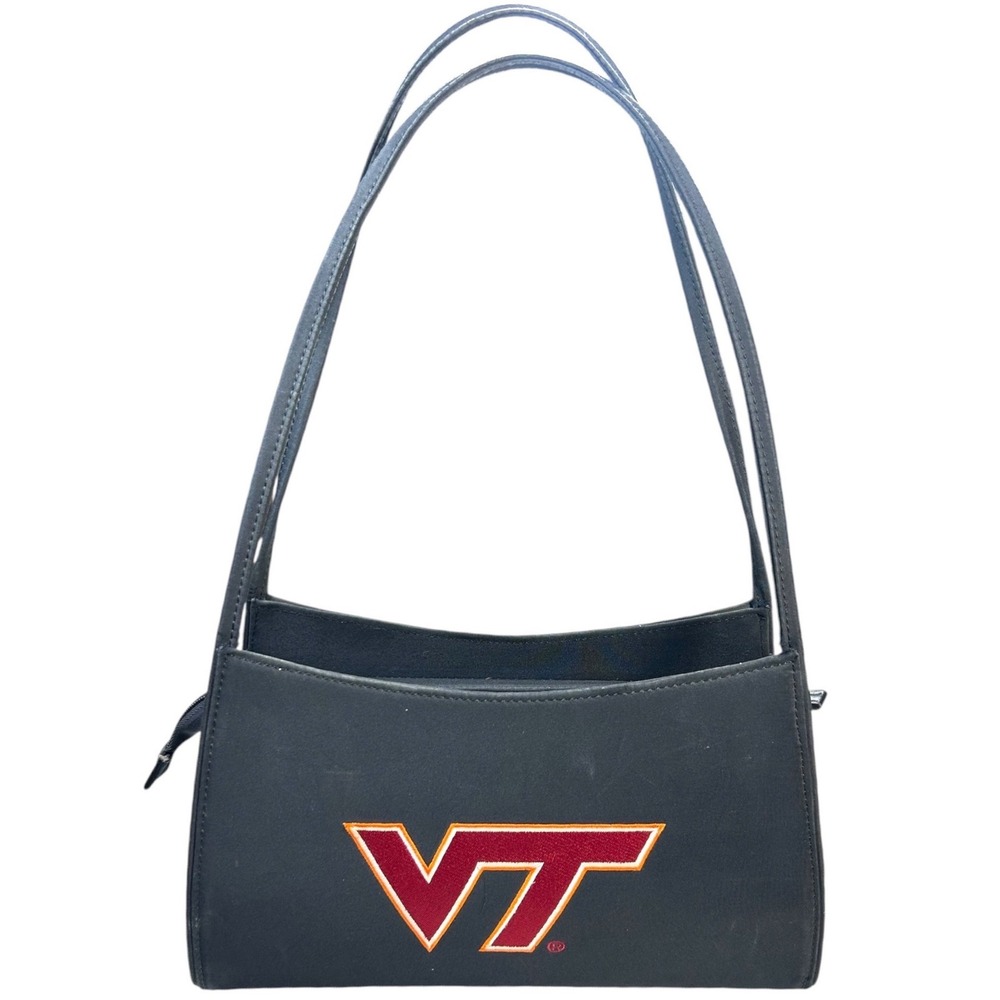 Sandol Virginia Tech Shoulder Bag Women Black VT Collegiate Y2K Game Day NCAA